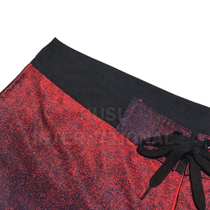 Shorts de Playa para Hombre, a Rayas, de Secado Rápido, con Bolsillos, Cintura Media, Cordón Ajustable, Estilo Casual, 100% Poliéster - Product Image 6