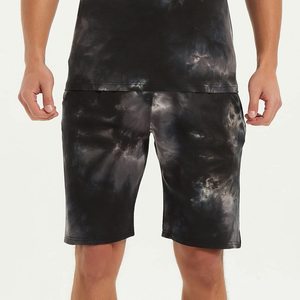 Shorts d'été en coton pour hommes, taille élastique, unis, décontractés, pour la détente, logo personnalisé, fournisseur OEM en gros, usine - Product Image 2