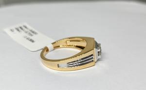 Nouvelle collection, bague de fiançailles en diamant naturel certifié IGI 0,506 CT, or massif 14 carats plaqué rhodium, taille brillant, luxe pour femmes - Product Image 4