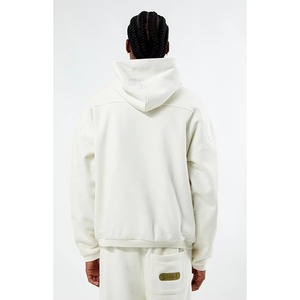 French Terry <b>Men's</b> Winter Puff Printed Solid Street Wear Lightweight Fleece Fabric 100% Cotton Eco-Friendly Customizable Hooded - Product Image 3