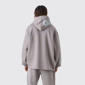 Sudadera con Capucha Unisex Extra Grande, Ligera, con Estampado 3D, de Felpa Rosa, Informal, con Bolsillo Delantero, para Otoño, Econex Sports - Product Image 2