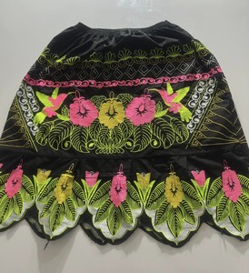 Custom Logo Women's High Waist <b>Long</b> <b>Skirt</b> with Polynesian Island Wrap <b>Skirt</b> Tropical Leaf Floral Embroidery Cultural Pareo 2026 - Product Image 6