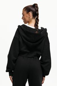 Ensemble de survêtement de sport pour femmes avec logo personnalisé, jogging en molleton pour l'entraînement et le fitness, sweat-shirt et pantalon de survêtement d'hiver - Product Image 2