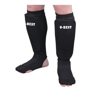 Espinilleras Blancas Personalizadas con Amortiguación y Protección para Artes Marciales Karate Modelo U-best 5043 - Product Image 2