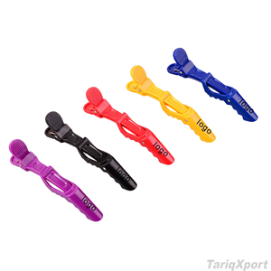 Vente Flash : Pinces à Cheveux Professionnelles de Salon, Pinces Crocodiles en Plastique Multicolores, Pinces à Cheveux de Sectionnement Personnalisables avec Logo - Product Image 2