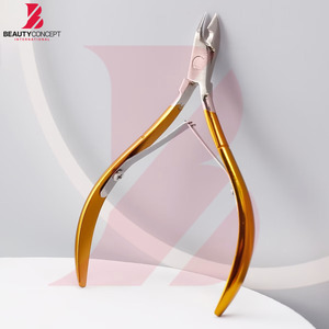 Mirror Polished Gold Coated Cuticle Nipper Professional Stainless Steel High Precision Dead Skin Remover for Salons - Product Image 3