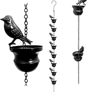 Eco Friendly Attractive Decorative Iron Rainchain Chain for Outdoor Balcony Decoration and Rustic Garden Display Use - Product Image 4