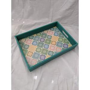 ถาดเสิร์ฟ MDF พิมพ์ลายคุณภาพสูง 64 แบบ สำหรับอาหารและเครื่องดื่ม ถาดตกแต่ง - Product Image 1