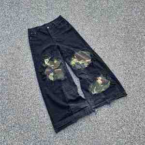 Pantalones Vaqueros de Mezclilla Personalizados, Pantalones de Algodón Relajados de Primera Calidad, Fabricante de Ropa OEM, Marca Privada, Venta al Por Mayor de Ropa Urbana - Product Image 1