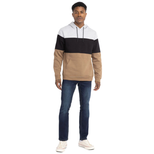 Sudadera con Capucha de Felpa Francesa Gruesa 100% Algodón para Hombre, Personalizada, con Hombros Caídos, Tinte Liso, Estilo Holgado, para Invierno - Product Image 1