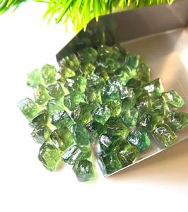 <b>Raw</b> Green Apatite <b>Crystals</b> Natural Gemstone Rough Healing Stone Loose Mineral Specimen Bulk Wholesale Supplier - Product Image 2