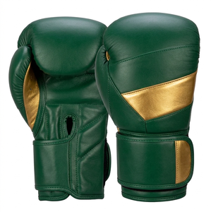 Guantes de Boxeo Profesionales de Cuero PU al por Mayor de Fábrica, Alta Calidad, Personalizados, 14oz/16oz, Cierre de Gancho y Bucle, Antideslizantes, con Soporte para Muñeca - Product Image 3