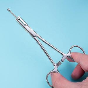 Pince à boule en acier inoxydable pour élimination de piercing, outil de retrait d'ancrage dermique, pince à vis à boule, instrument chirurgical approuvé CE, meilleur prix - Product Image 6