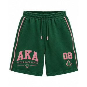 Shorts Alpha Kappa Alpha para Mujer, Ropa de Sororidad Griega, Shorts Cómodos e Informales para Fitness, Verano y Uso Diario - Product Image 5