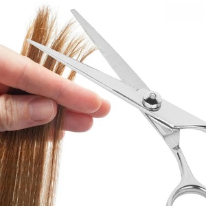 Ciseaux à effiler professionnels Ryzer Studio en acier inoxydable, pointe affûtée, pour droitiers, usage en salon, manche long non pliable, pour cheveux - Product Image 5