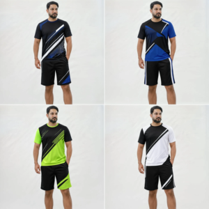 Conjunto de Camisa y Pantalones Cortos con Estampado Tropical, Ropa Personalizada para Vacaciones, Fiestas en la Playa, Cruceros, Eventos en Resorts y Verano - Product Image 1