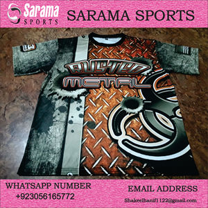 เสื้อซอฟต์บอลซารามาสปอร์ตใหม่ล่าสุดพร้อมดีไซน์ลายพิมพ์สัตว์ วัสดุโพลีเอสเตอร์ แขนสั้น - Product Image 5