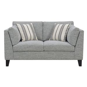 Wallace & Bay Doyle Gray Loveseat elegante divano da soggiorno - Product Image 2