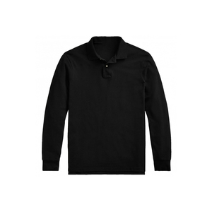 Custom Logo 200GSM Heavyweight 100% Cotton Stand <b>Collar</b> Polo <b>Shirt</b> for Men, Blank Golf Polo <b>T</b>-<b>shirts</b> - Product Image 1