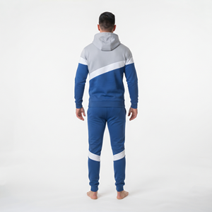 Custom Design Men's Three Tone Custom Tracksuit Polyester Hoodie <b>Jogger</b> Pants <b>Set</b> Regular <b>Size</b> Casual Sportswear Collection - Product Image 6