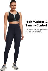 Leggings de yoga personnalisés pour femmes, pantalons de sport taille haute extensibles, vente en gros, vêtements de sport fabriqués au Pakistan, service OEM - Product Image 2