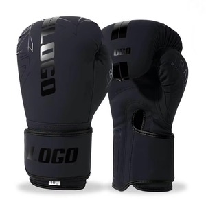 ถุงมือชกมวยหนัง PU สำหรับฝึกซ้อมและแข่งขัน คิกบ็อกซิ่ง MMA มวยไทย พร้อมโลโก้สั่งทำพิเศษ - Product Image 4