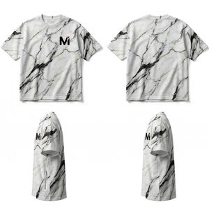 Camiseta de Tela Interlock, Tejido Doble Grueso de Calidad, Textura Suave, Estilo Formal e Informal, Camisetas Premium Lisas para Hombre - Product Image 6