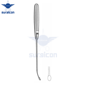 Halle Antrum Curette Fig. 1 Precision ENT Surgical Curette <b>for</b> Antral Procedures and Controlled Tissue <b>Removal</b> - Product Image 5