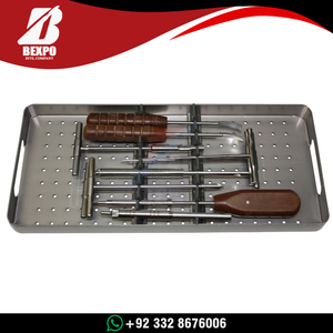 Kit Profesional de Cirugía Ortopédica Veterinaria, Juego de Tornillos para Placas Óseas, Instrumentos Reutilizables de Acero Inoxidable - Product Image 4