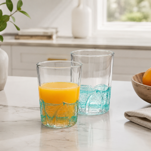 Verres à boire transparents en borosilicate faits à la main de 340 ml, sans plomb, pour whisky, eau, jus, réutilisables, en gros - Product Image 6