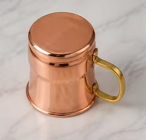 Moscow Mule Copper Mugs Sublimation Copper Plated Stainless Steel Engraved <b>Beer</b> Drinking Mule Mug - Product Image 3