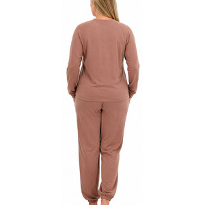 Ensemble de survêtement pour femme de qualité supérieure, doux, deux pièces, pour un usage quotidien décontracté, les voyages et les week-ends relaxants. - Product Image 2