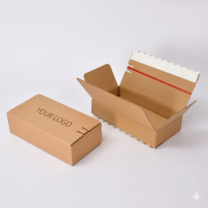 Boîtes rigides en carton ondulé recyclé gaufré, emballage cadeau de luxe personnalisé, boîte en papier haut de gamme pour la marque de détail et les solutions de cadeaux - Product Image 5