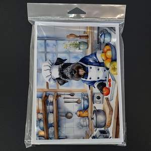 Lunatique Kerry Blue Terrier le Chef A7 Cartes de Voeux Pack de 8 Cartes de Note Vierges avec Enveloppes Taille 5x7 - Product Image 3