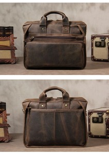 Maletín de cuero para portátil, nuevo diseño, bolsos para portátil de alta calidad, precio económico, bolso con estilo, diseño personalizado, bolsos de cuero para portátil - Product Image 3