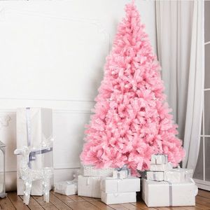 FCH 7ft 1800 Pink PVC & Iron <b>Branch</b> Christmas <b>Tree</b> Durable and Stylish Christmas <b>Tree</b> Bracket - Product Image 5