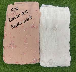 Tissu Fendy brodé respirant au toucher doux, vêtements de mariage, décoration intérieure, style élégant, accessoires de meubles de luxe non tissés - Product Image 1