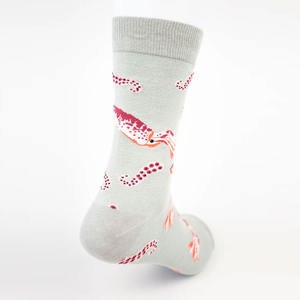 Calcetines de Pilates de Algodón Premium Transpirables Antideslizantes para Mujer con Logo en el Puño, Calcetines de Yoga para Interiores con Técnica de Compresión Tejida - Product Image 5