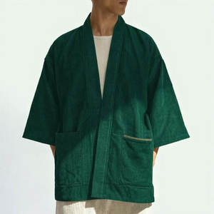 Chaqueta Kimono Japonesa Casual de Invierno para Hombre, Tejido Suave y Duradero, Transpirable, Ecológico, Ajuste Cómodo, Diseño Ligero - Product Image 1