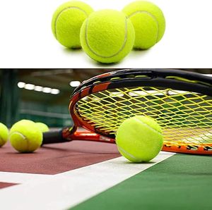 Balles de tennis personnalisées en caoutchouc souple pour animaux de compagnie, entraînement sportif, tournoi de badminton, balles de tennis pressurisées à rebond élevé - Product Image 2