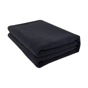 Manta de Yoga de Alta Calidad, Gruesa, Tipo Cachemira, de Algodón Cepillado, Color Gris, para Meditación, Súper Suave y Cálida - Product Image 1