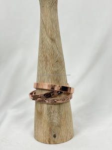 Bracelet magnétique religieux en aluminium massif à triple nœud torsadé, nouveau design incroyable, bijoux à la mode, cadeau pour l'arthrite - Product Image 4