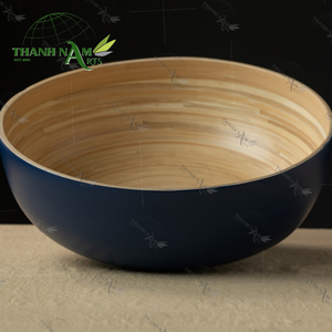 Tazón de Bambú Ecológico Hecho a Mano, Suave, D30cm X H10cm, Clásico Vietnamita, Desechable para Servir Ensaladas de Forma Sostenible en Fiestas y Cenas - Product Image 3