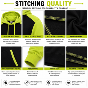 Sudadera con Capucha al por Mayor para Hombre, Sudadera Informal de Color Sólido, Sudadera con Capucha para Hombre, Transpirable, con Logotipo y Diseño Personalizados - Product Image 6