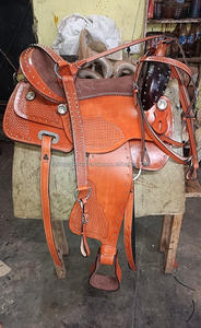 Style Cowboy Confortable Fabriqué À La Main Original En Cuir Western Plaisir Selle D'équitation Dans Top Design En Vrac Prix De Gros - Product Image 5