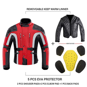 Traje de Motociclismo de Cuero Impermeable para Invierno, Resistente al Viento, para Motociclistas Deportivos - Product Image 4