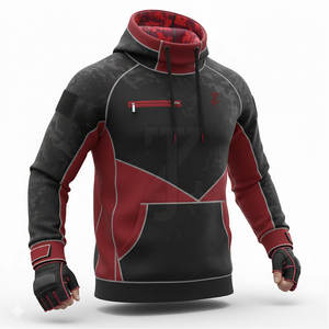 Vêtements de sport en tissu doux de qualité supérieure, sweat-shirt de combat conçu pour l'entraînement en salle de sport, les arts martiaux mixtes et l'usage quotidien - Product Image 2