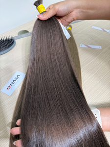 Extensions de cheveux vierges vietnamiens NASA HAIR Premium Baby Hair 100g, naturels, lisses, super double drawn, à clipser/à bandes adhésives - Product Image 6