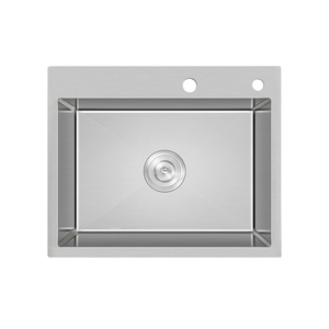 Évier de cuisine professionnel THCSS-0325 fait à la main en acier inoxydable 304 anti-rayures antirouille système de Drainage silencieux pour les cuisines - Product Image 1