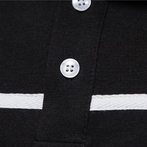 Polo unisexe personnalisé avec logo brodé, t-shirts en coton à manches courtes pour équipe, décontracté professionnel, en gros, grandes tailles, polos pour hommes - Product Image 4